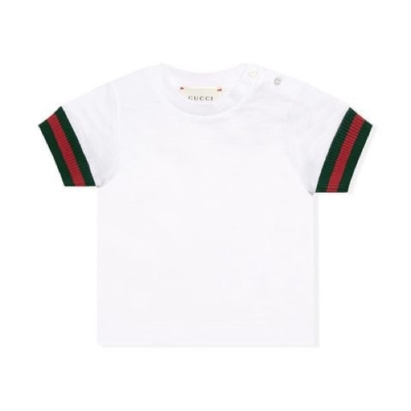 white green and red gucci shirt